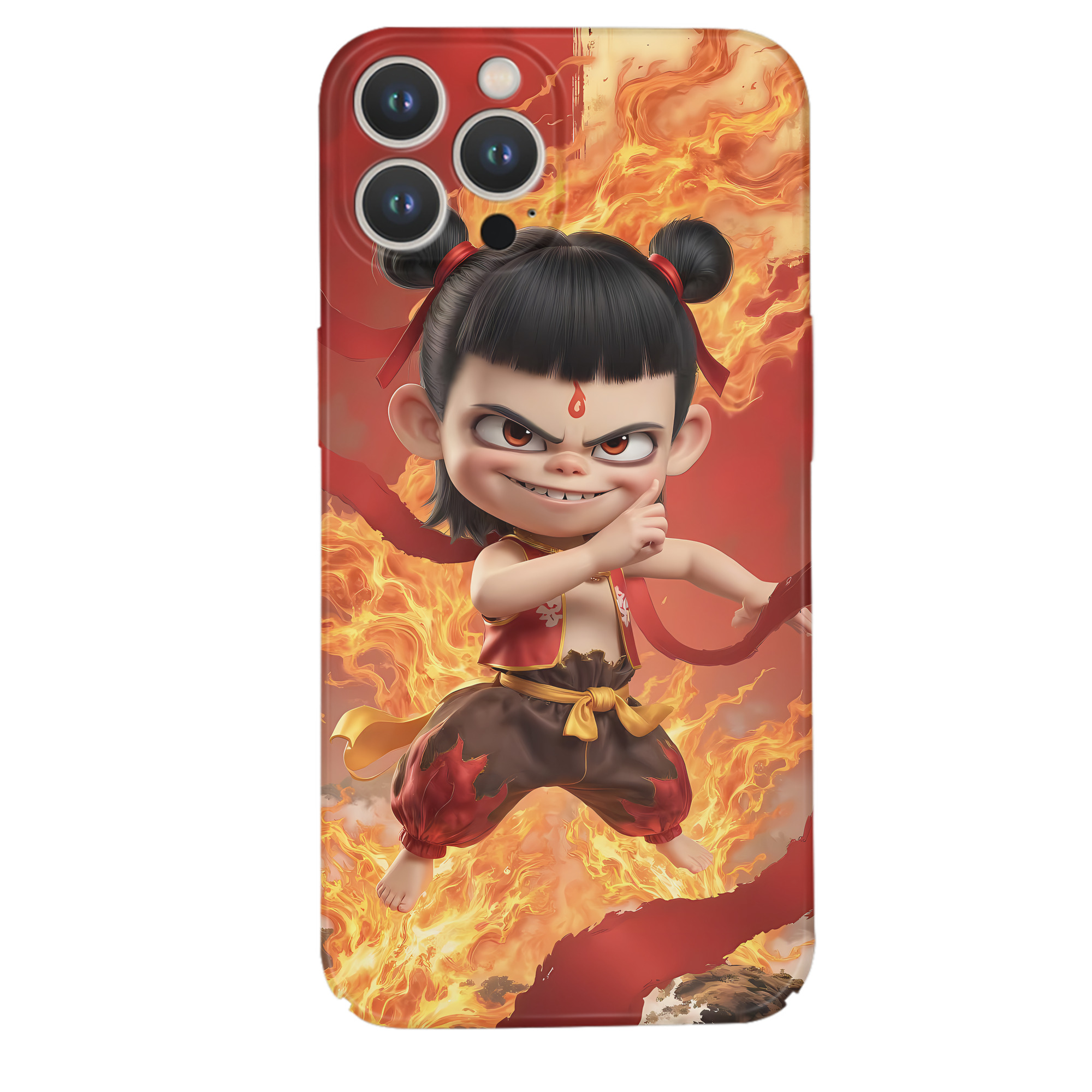 （画像用） Ne Zha 2 ナタ 魔童の大暴れ 【iPhone 14シリーズ対応】ハードケース